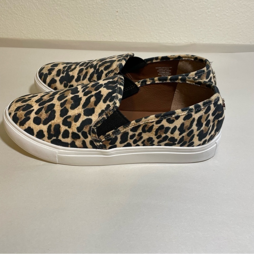 Steve Madden Leopard Cheetah Print Slip On Loafer… - image 2